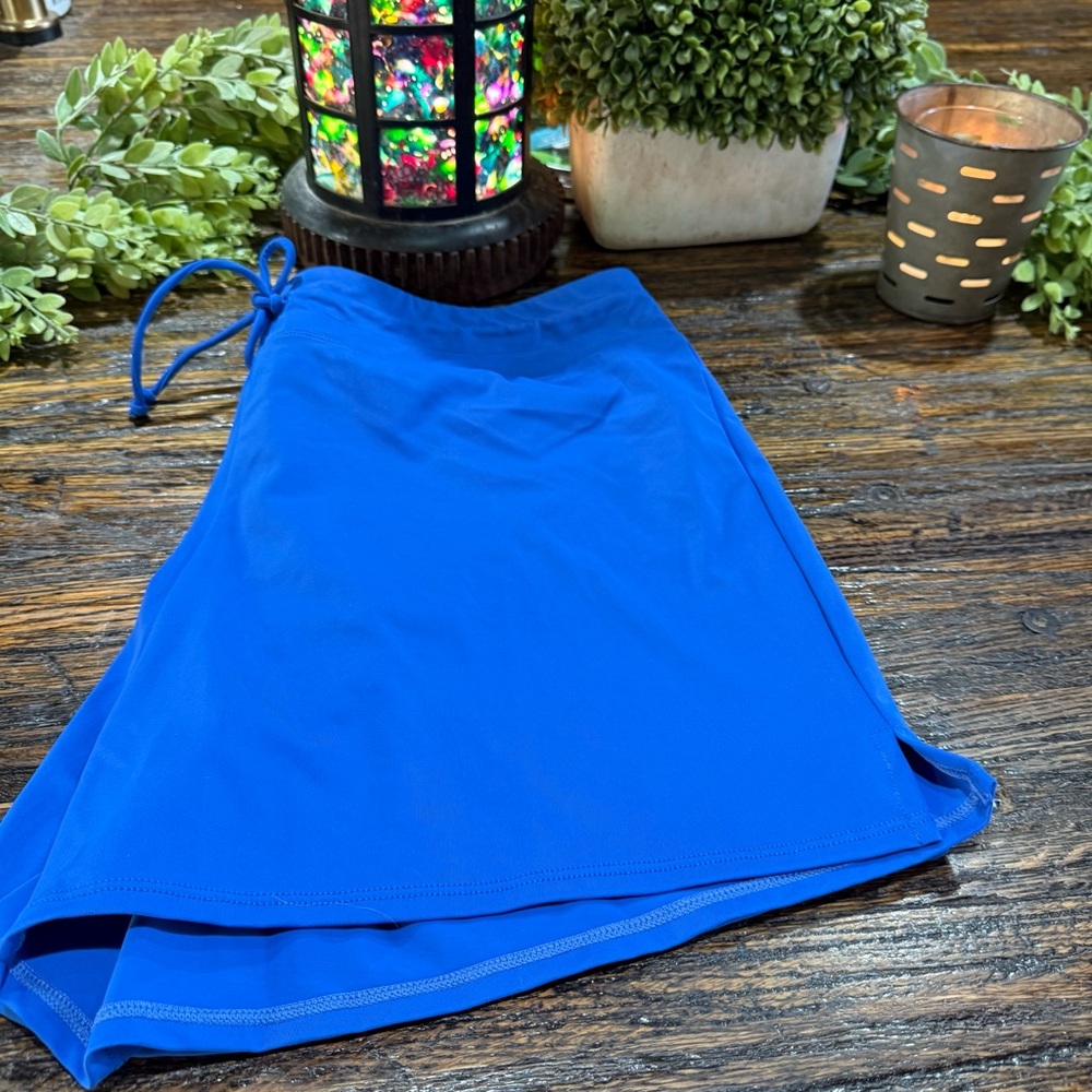 Elemar Skort Shorts Vibrant Blue Skirt L Running Exercise Active Spandex 12 Blue